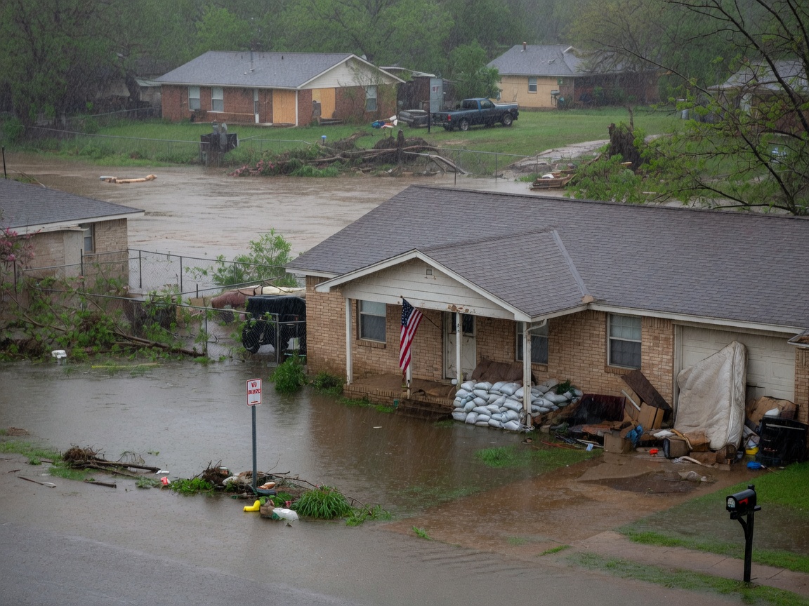 How Heavy Spring Rains Affect Homes Near the Brazos River in Rosenberg