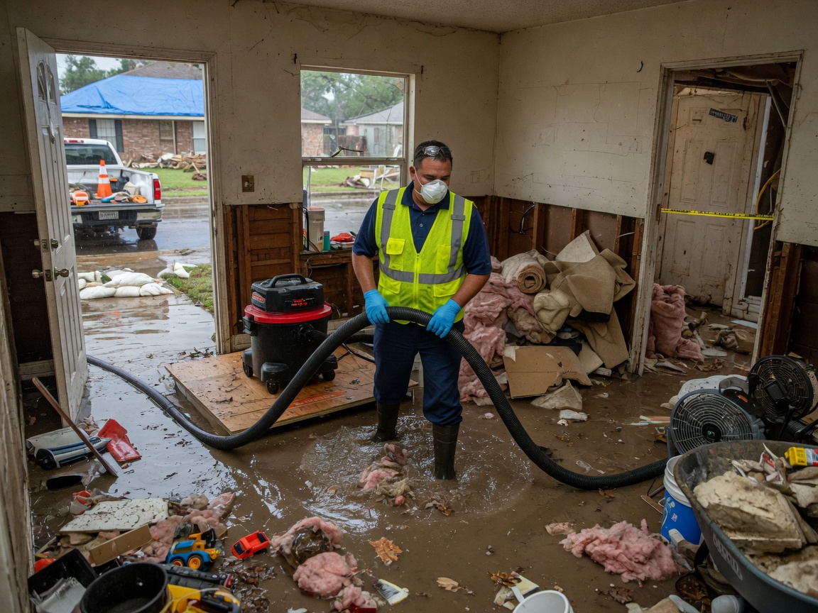 Flood Damage Cleanup in Rosenberg, TX